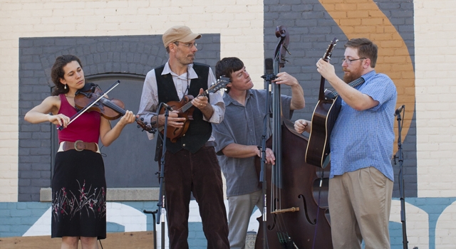Live Music at Easthampton's Cultural Chaos | Photo by Lynne Graves