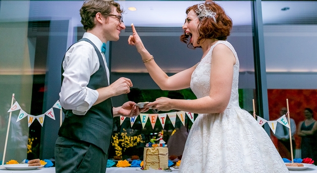 Wedding at the Eric Carle Museum | Photo by Seth Kaye Photography