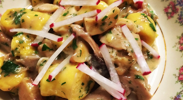 Chicken & Dumplings | Photo Courtesy of Bistro Les Gras, Northampton