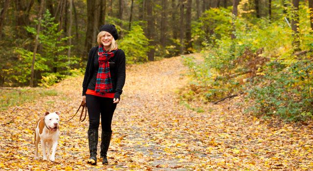 Walking at Mount Tom | Easthampton | Photo by Lynne Graves